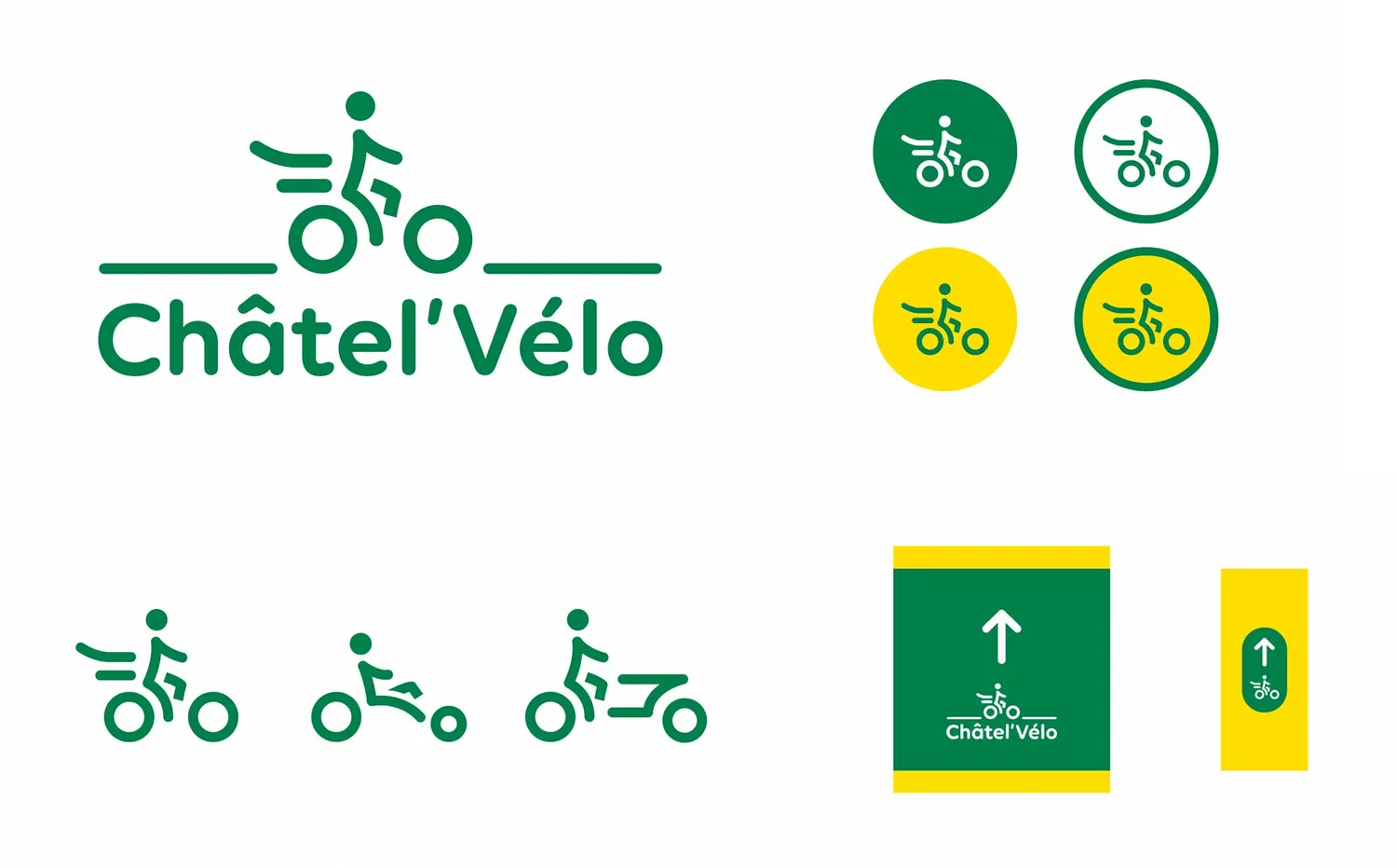 Charte graphique réseau cyclable Châtellerault