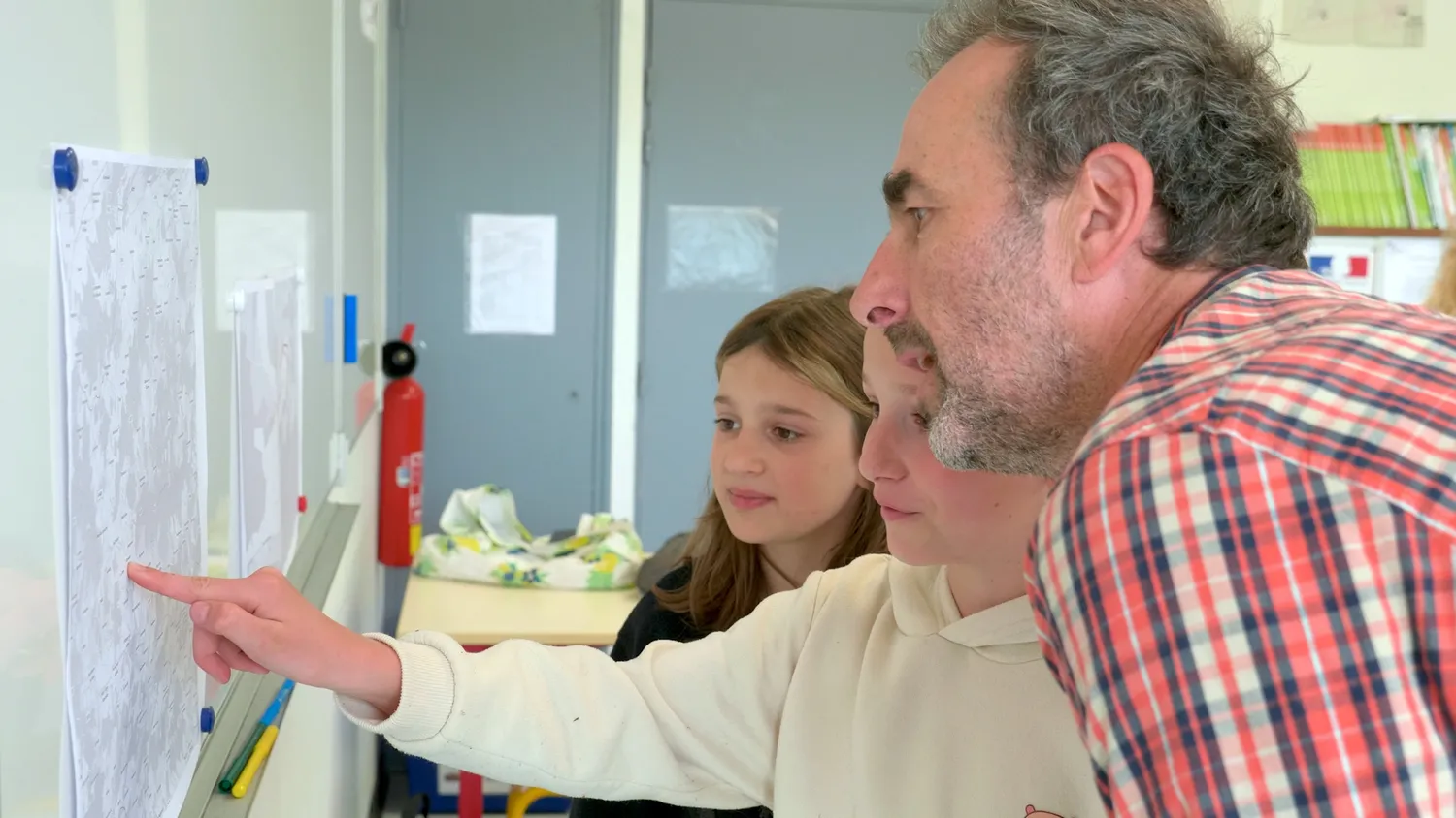 atelier avec des élèves